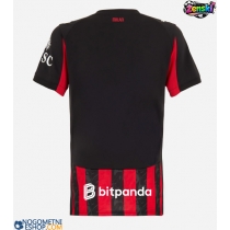 Ženski Nogometni dresi AC Milan Domači 2025-26 Kratek Rokav